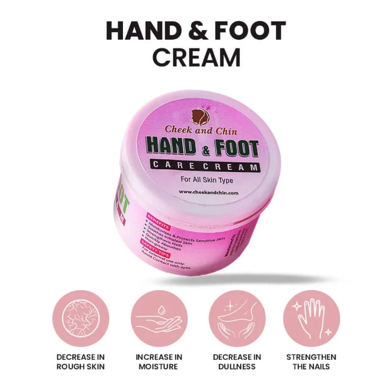 Hand & Foot Care Cream | Strong Whitening Moisturizer with Aloe Vera Shea & Cocoa Butter for All Skin Types