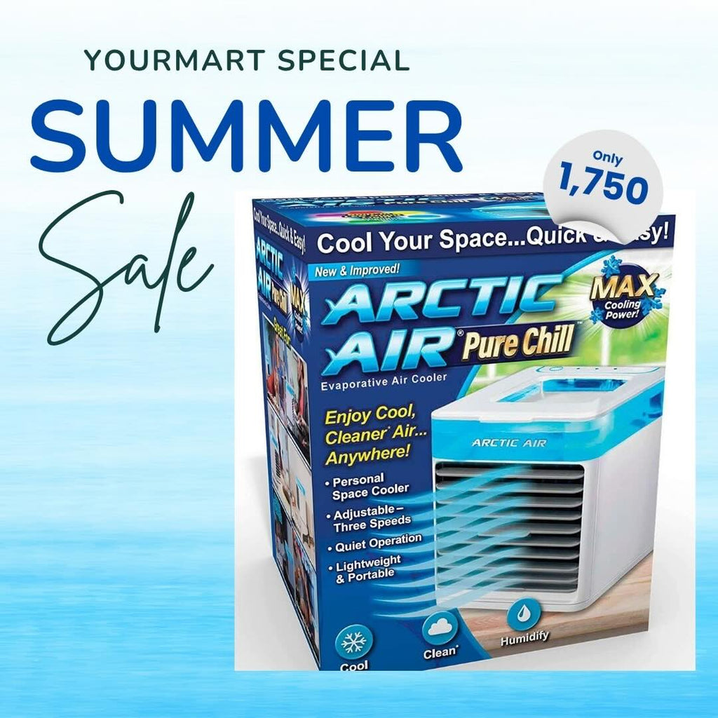 Arctic Air Ultra 3-in-1 Mini USB Portable Air Cooler | Personal Evaporative AC with LED Night Light for Home Office Travel